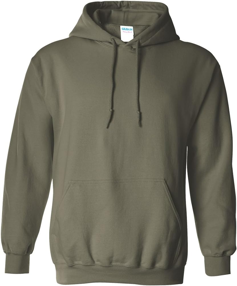 Gildan Men's Heavy Blend Hooded Sweatshirt Military Green