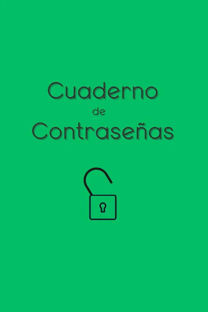 Cuaderno de contraseñas: Elegante y práctico libro de bitácora con tablas para organizar de forma segura las contraseñas de ordenadores y sitios web ... 120 páginas, 960 entradas) (Spanish Edition)