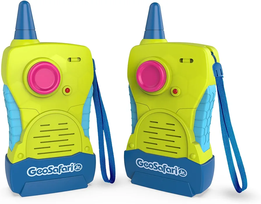 Educational Insights GeoSafari® Jr. My First Walkie Talkies, Preschool STEM Toy, Outdoor Toys, Gift for Kids Ages 4+