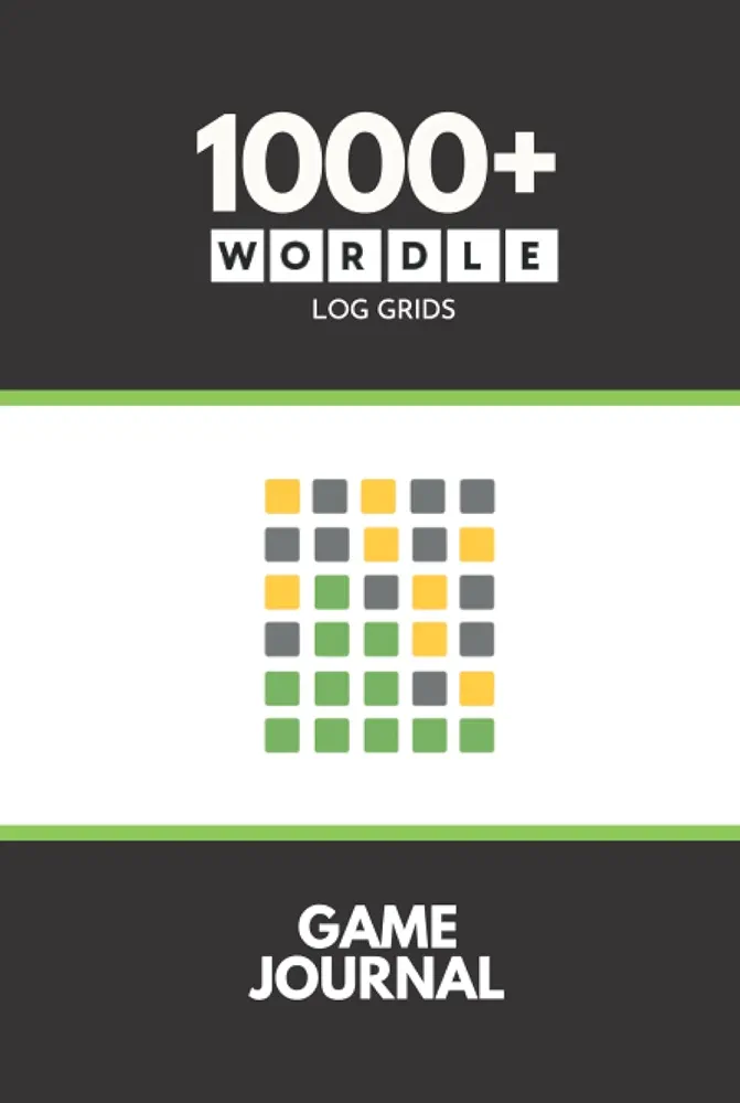 1000+ Wordle Log Grids Game Journal: Track your Daily Wordle Games with Blank Fill-In 5x6 Grids!