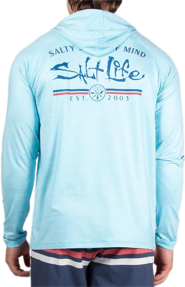 Salt Life Men's Salty State Performance Lightweight Hoodie