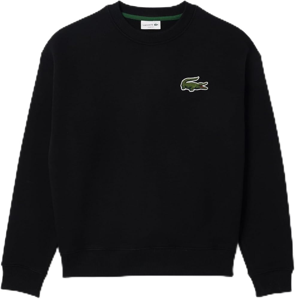 Lacoste Men's Long Sleeve Graphic Patch on Left Chest Sweatshirt