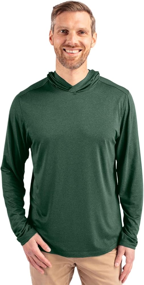 Cutter & Buck Coastline Epic Comfort Eco Recycled Mens Hooded Shirt