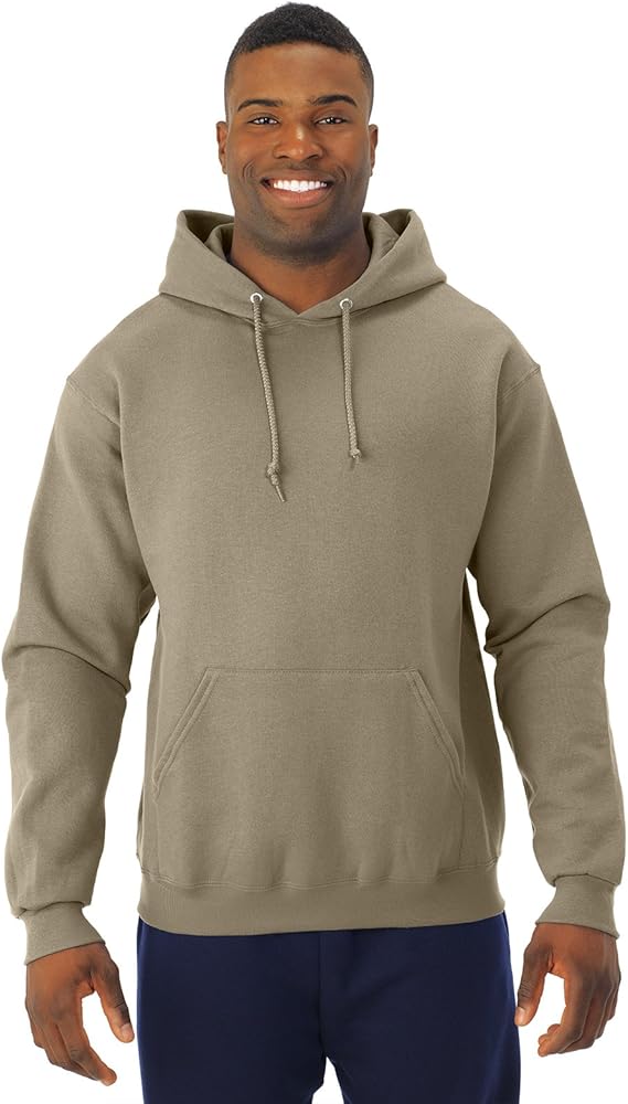 Jerzees Adult 8 oz. NuBlend® Fleece Pullover Hood L SAFARI