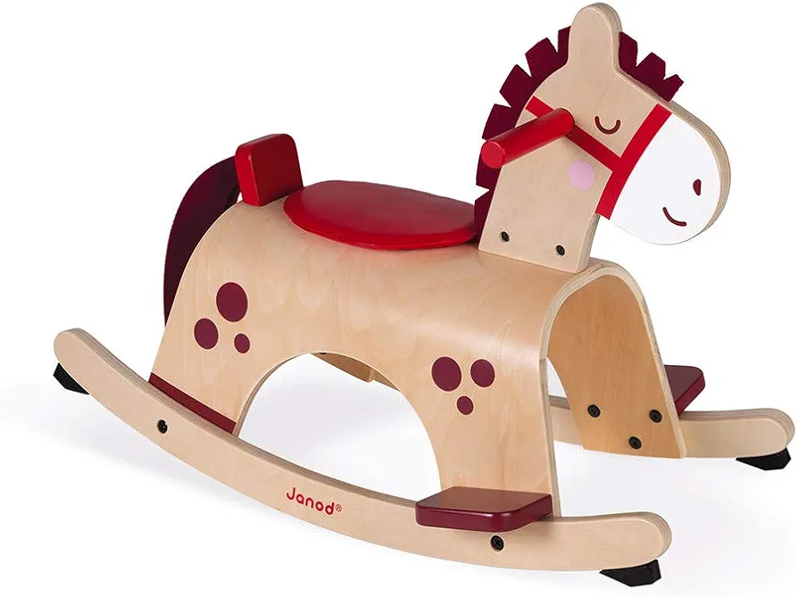 Janod Classic Rocking Pony - Ages 1+ - J08023