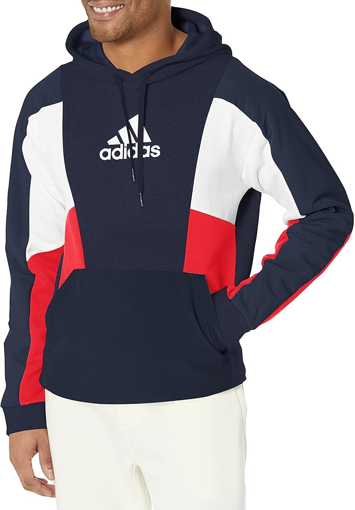 adidas Men's Tall Size Essentials Colorblock Hoodie