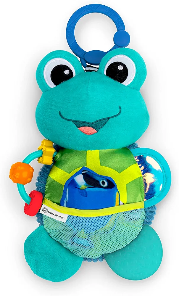 Baby Einstein Ocean Explorers Neptune’s Sensory Sidekick Activity Plush Toy for Ages 0 Months and Up