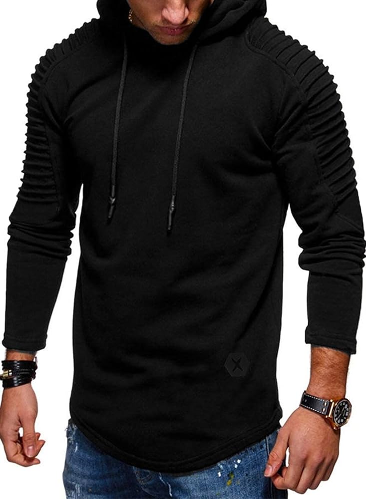 Mens Gym Workout Hoodies Fall Winter Lightweight Athletic Sweatshirt wear 2023 Fashion Pullover Hoodie