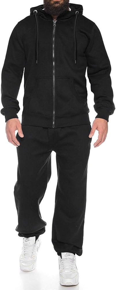 COOFANDY Sweatsuits for Men 2 Piece tracksuit Sets Full Zip Hoodie Sweatpants for Men Casual Sports Jogging Suits S-4XL