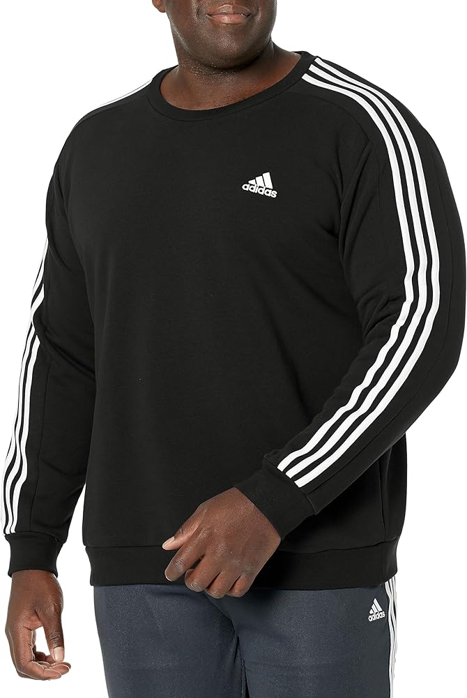 adidas Men's Essentials Fleece 3-Stripes Sweatshirt