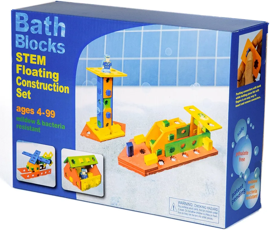 STEM Floating Construction Set Bath Construction Toys Bath Building Toys Bath Building Toys Bath Building Sets in Science Museums and Childrens Museums nationwide