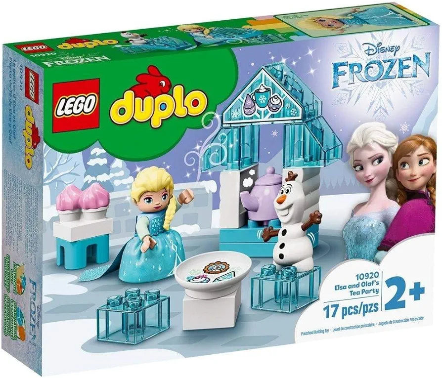 LEGO DUPLO Disney Frozen Toy Featuring Elsa and Olaf's Tea Party 10920 Disney Frozen Gift for Kids and Toddlers (17 Pieces)