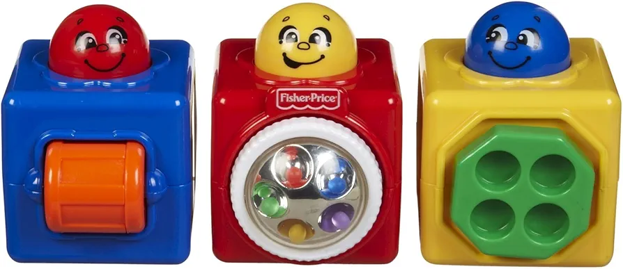 Fisher-Price Bright Beginnings Stacking Action Blocks