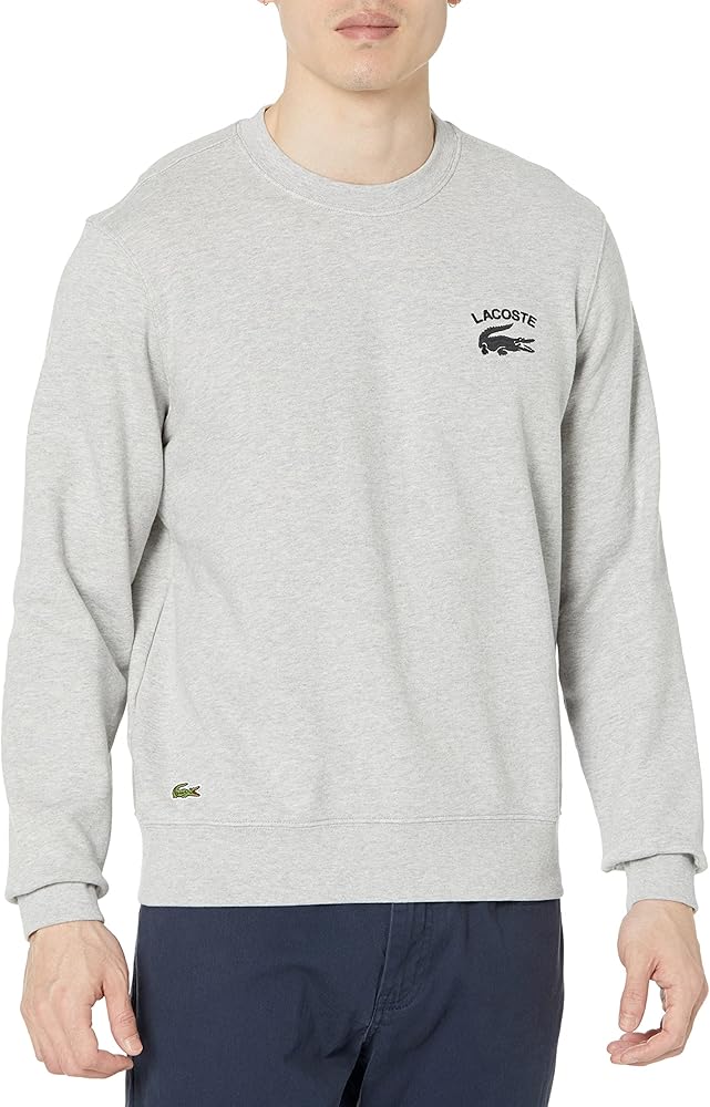 Lacoste Men's Classic Fit Long Sleeve French Terry Sweatshirt