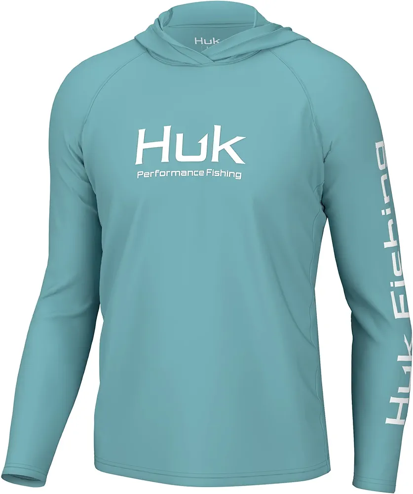 HUK Men's Pursuit Vented Long Sleeve Hoodie, Fishing Shirt with Hood