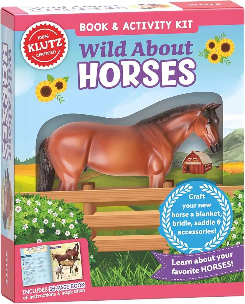 KLUTZ Wild about Horses Craft & Activity Kit Medium