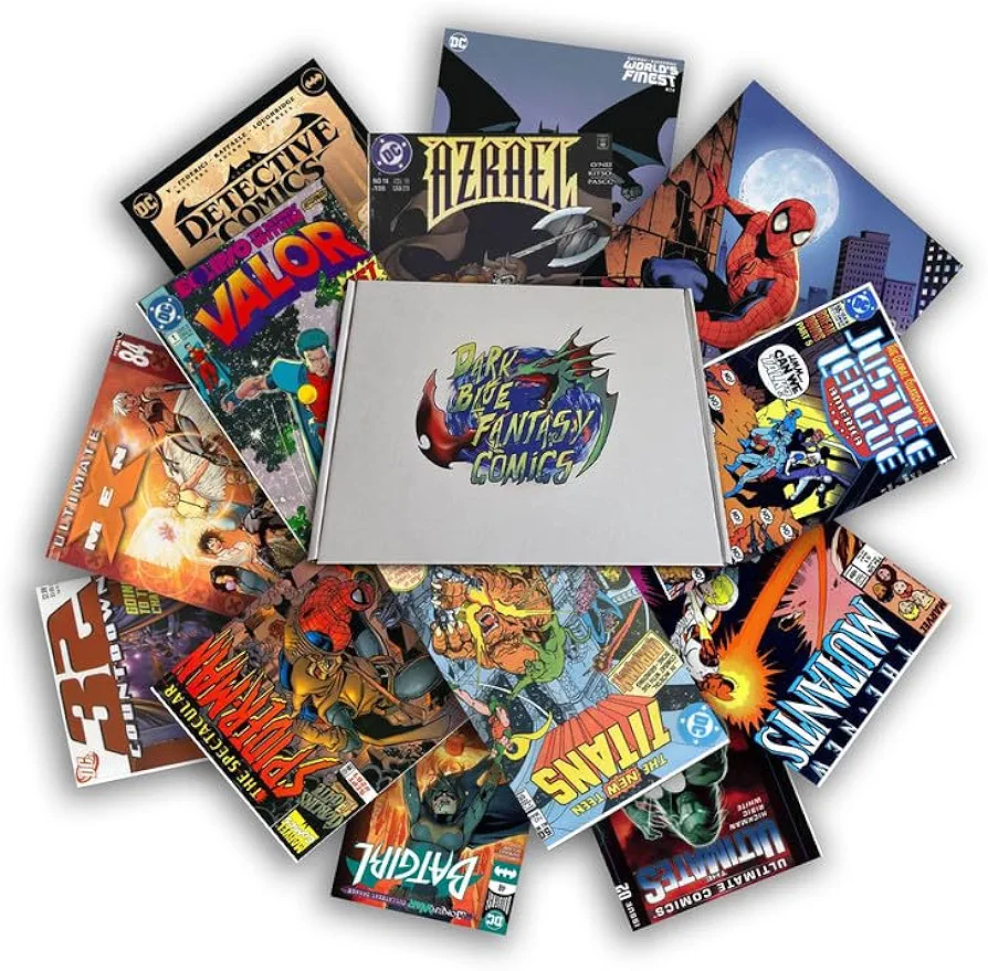 | Comic Book Collection | 15 Pack of Marvel & DC Comic Books | Great Mix of Titles & Characters | Perfect for Kids Teen and Adults