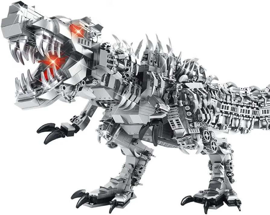 Dinosaur Building Kit, Mini Bricks Mechanical Dinosaur Toy Set, Dinosaur Building Blocks for Adults, Teens and Kids 14+, Tyrannosaurus Rex Model Creative Gift for Dinosaur Fans (1766 PCS)