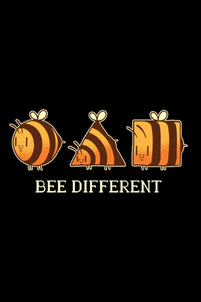 Bee Different Cute Honey: Hangman Puzzles | 110 Game Sheets | Mini Game | Clever Kids | 6 X 9 In | 15.24 X 22.86 Cm | Single Player | Funny Great Gift