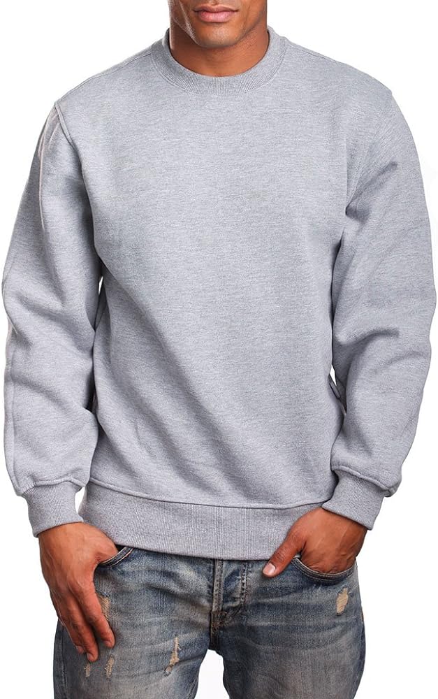 PRO 5 Mens Heavy Weight Fleece Crewneck