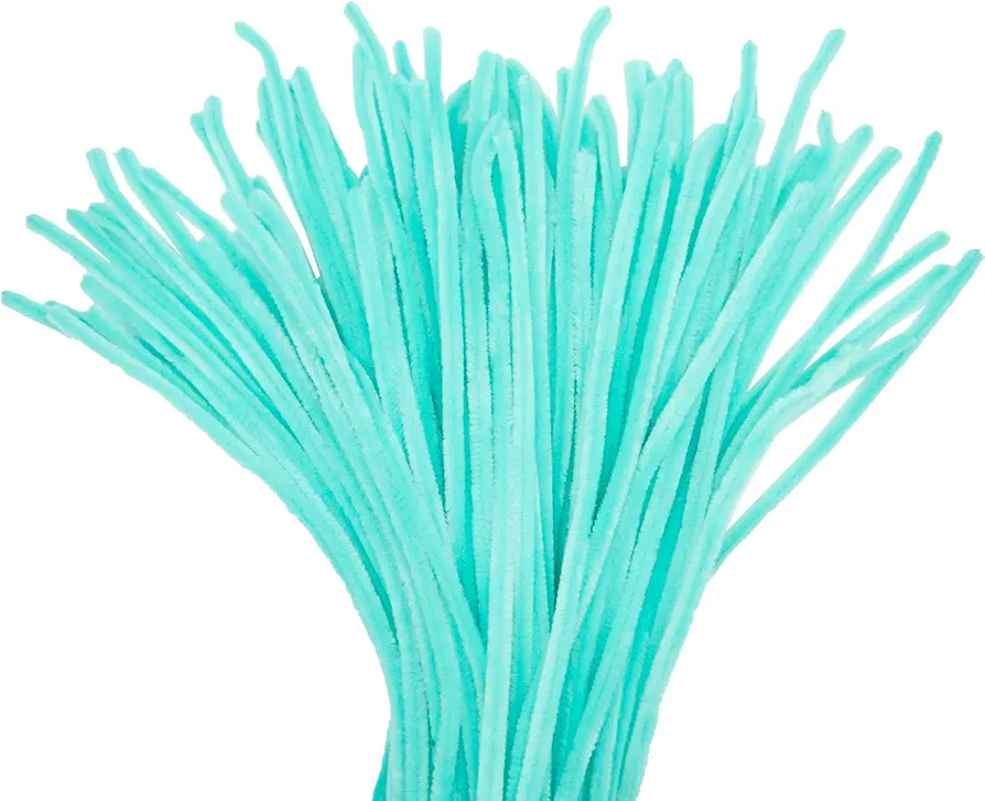 200 Pcs Pipe Cleaners, 12 Inch Long Pipe Cleaners Craft Supplies, Colorful Pipe Cleaners Pastel for Halloween Decoration, Christmas Day and Valentine’S Day DIY Art Creative Crafts (Bean Green)