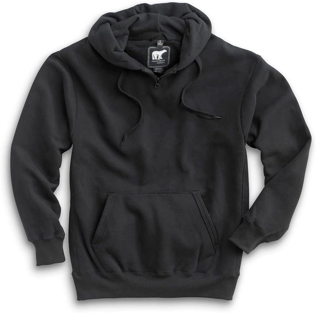 White Bear Clothing Co. Heavyweight Hoody Style 1000, Available in 18 Sizes: XXS-6XL, LT-6XT