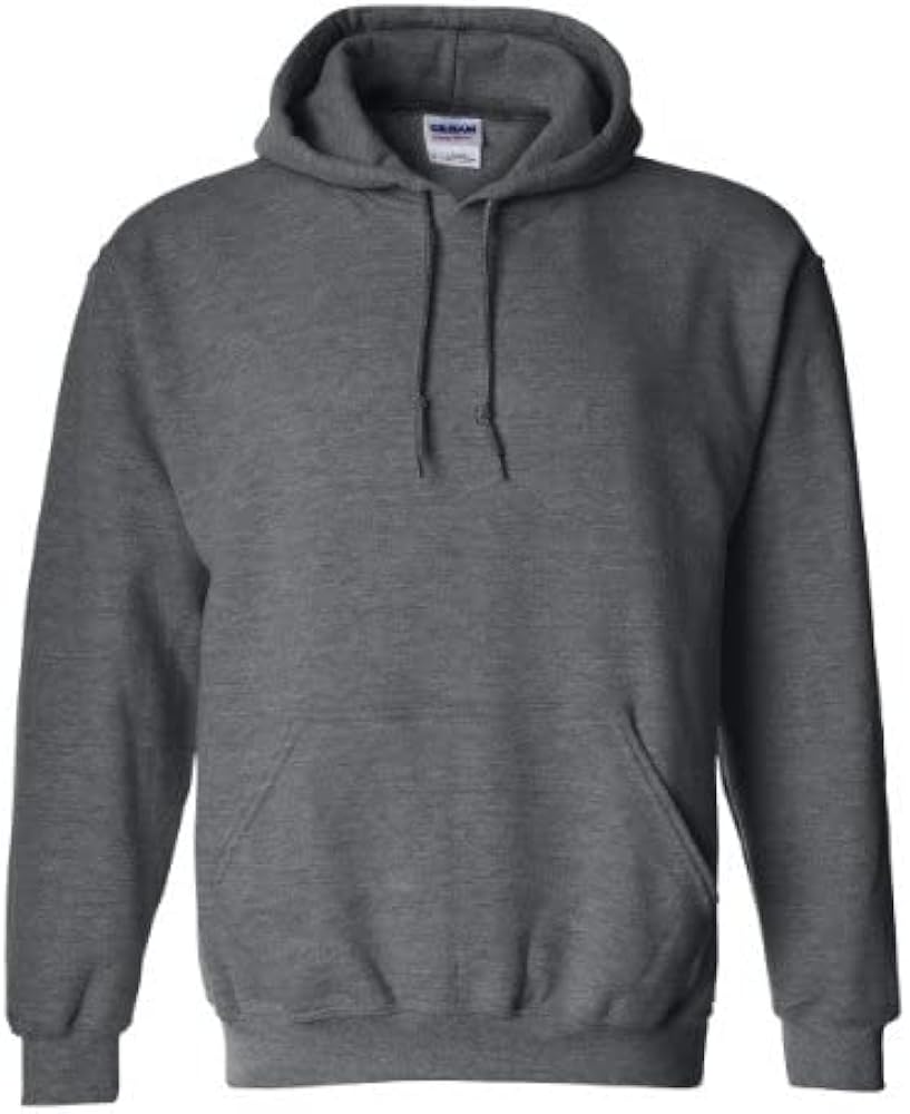 Gildan Mens Heavy Blend Hooded Sweatshirt Dark Heathers, 5X-Large