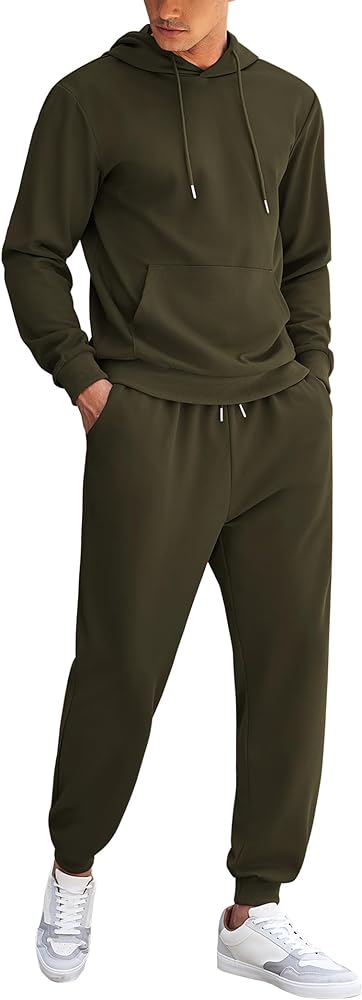 COOFANDY Men's Tracksuit 2 Piece Hoodie Athletic Sweatsuits Casual Jogging Suit Sets