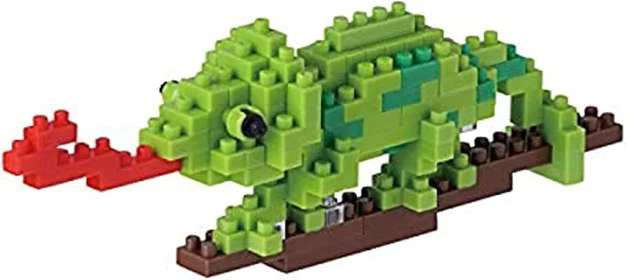 Nanoblock Chameleon , Green