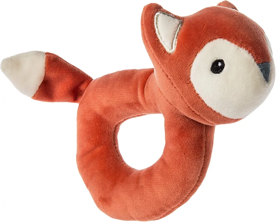 Mary Meyer Baby Rattle Leika Infant Soft Toys, 6-Inches, Little Fox