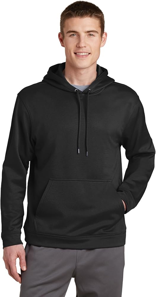 SPORT-TEK Sport-Wick Fleece Hooded Pullover.