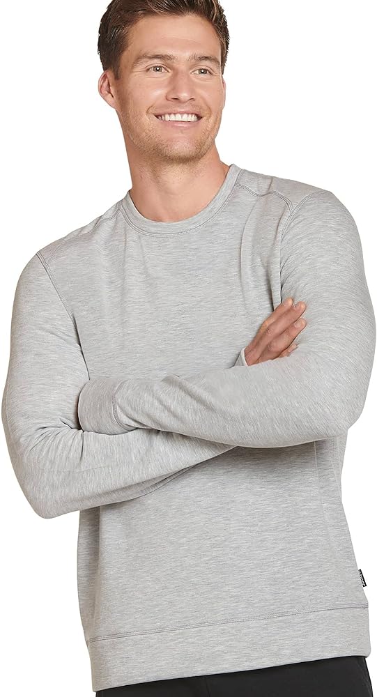 Jockey mens Cozy Fleece Long Sleeve Pullover Sweatshirt