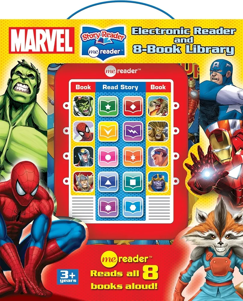 Marvel Super Heroes - Me Reader Electronic Reader with 8 Book Library - PI Kids