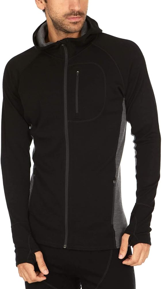 Minus33 Merino Wool Trailblazer Men's Full Zip Hoodie - No Itch Renewable Fabric