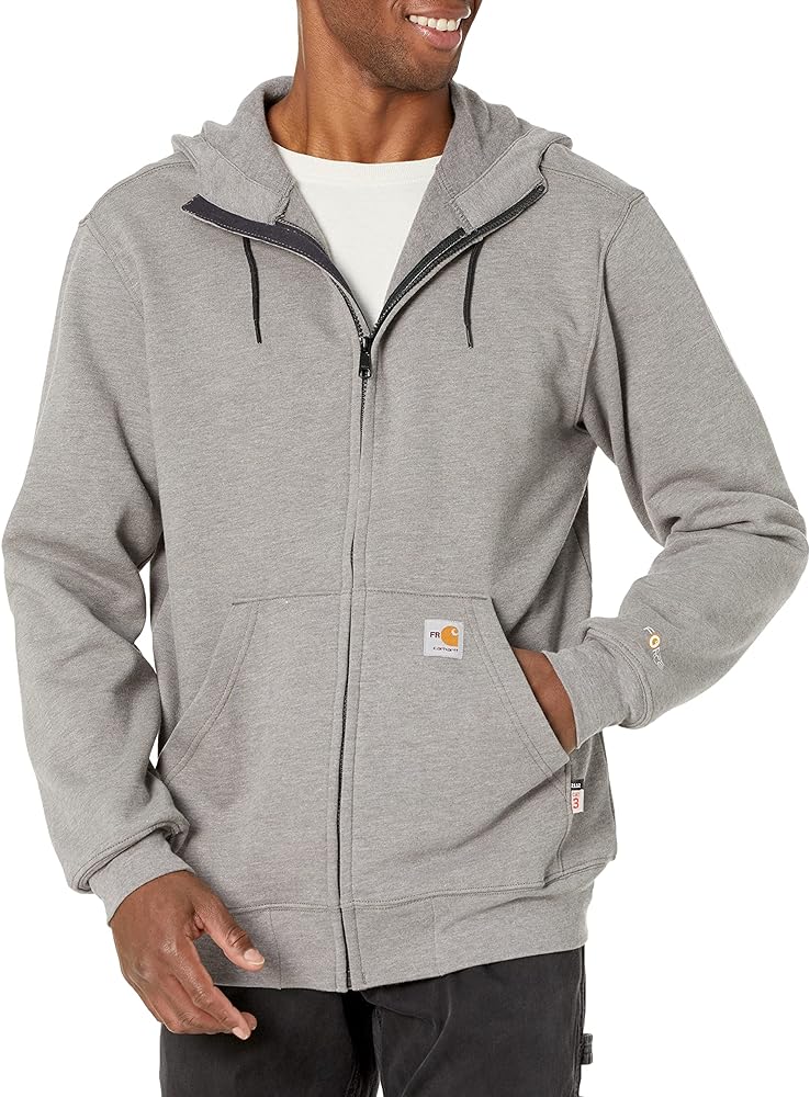 Carhartt Men's Flame Resistant Force Loose Fit Midweight Full-Zip Sweatshirt