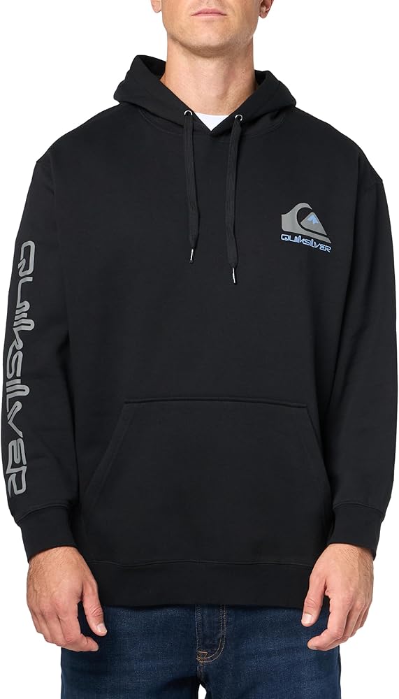 Quiksilver Men's Omni Logo Pullover Hoodie Sweatshirt