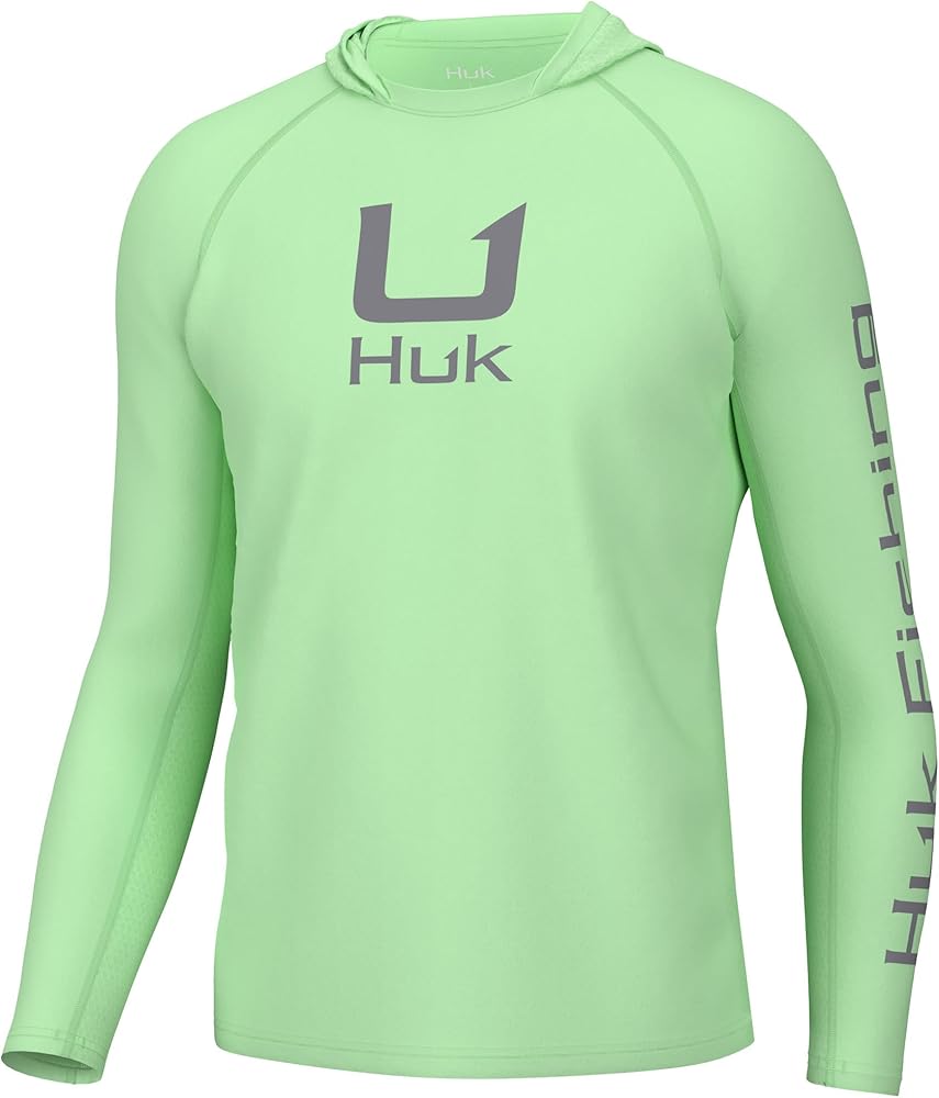 HUK Icon X Hoodie, Fishing Shirt with Sun Protection for Men