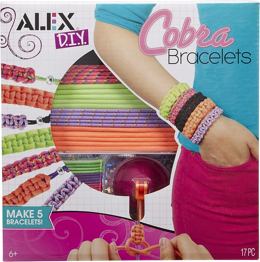 Alex DIY Wear Cobra Bracelets Kids Art and Craft Activity