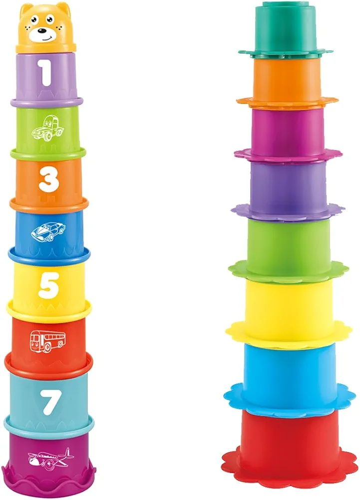 Baby Stacking Nesting Cups Toy, Montessori Toys for Toddlers 6+ Months