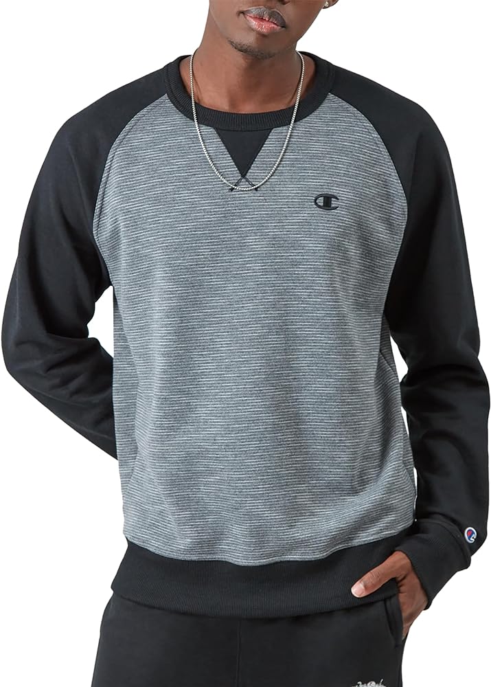 Champion Men's Crewneck, Powerblend Fleece Sweatshirt, Crewneck Sweatshirts (Reg. Or Big & Tall)