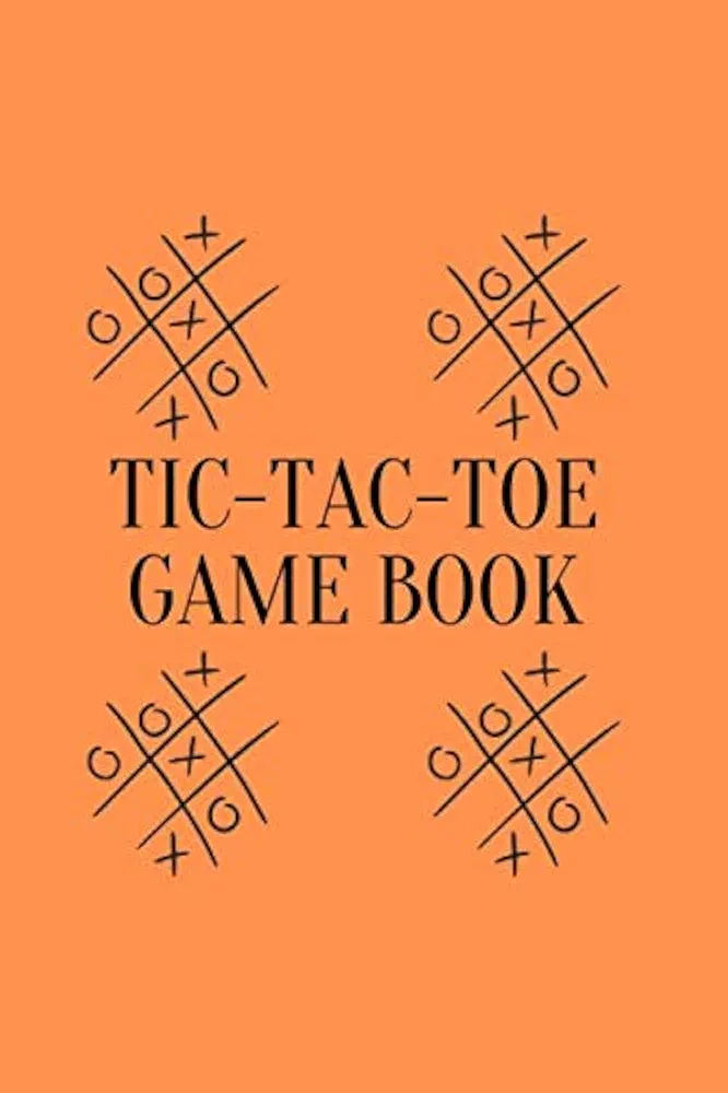 Tic-Tac-Toe Game book: fun game for kids and adults - template with grid and score - learn or teach your strategy - gift idea for boys and girls in all seasons