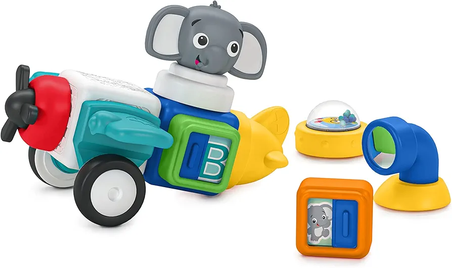 Baby Einstein Connectables 11 Piece Set STEAM Learning Magnetic Blocks Baby 6 Months+ Toddler Montessori Toys for 1 2 3 4 5 Year Old