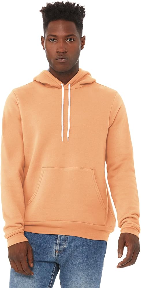 Bella + Canvas Unisex Poly-Cotton Fleece Pullover Hoodie (3719) DEEP HEATHER