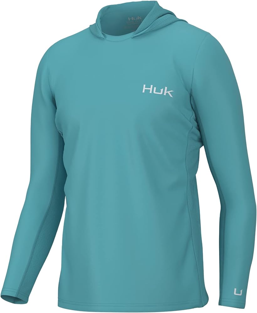 HUK Icon X Hoodie, Fishing Shirt with Sun Protection for Men