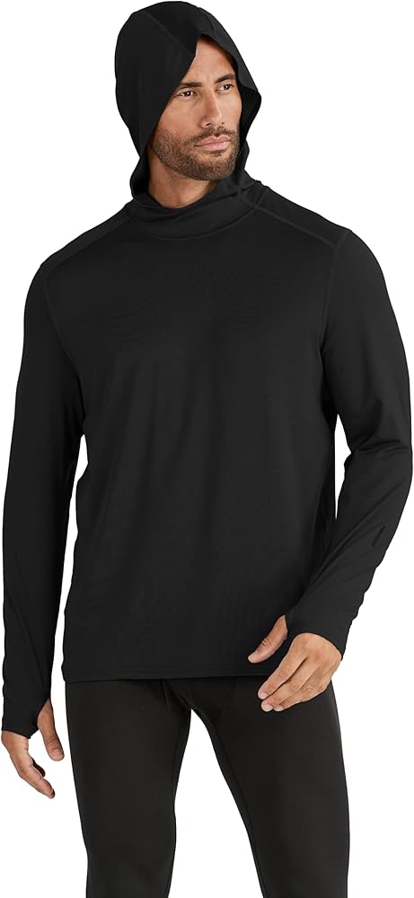 Terramar Men's Ventilator Performance Series Long Sleeve Sweatshirt Light Weight Hoodie