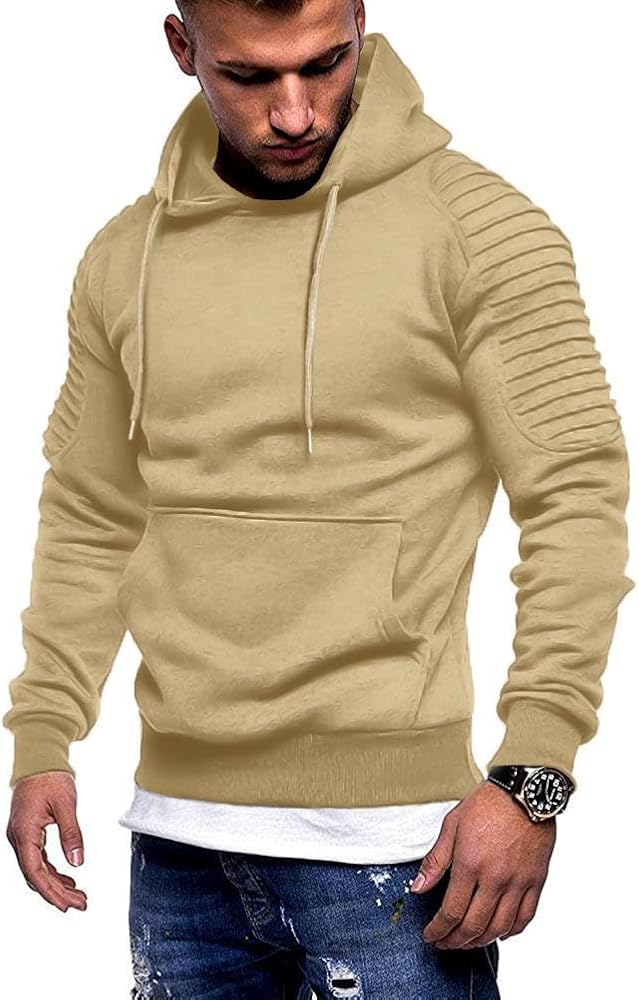 COOFANDY Men's Workout Hoodie Lightweight Gym Athletic Sweatshirt Fashion Pullover Hooded With Pocket