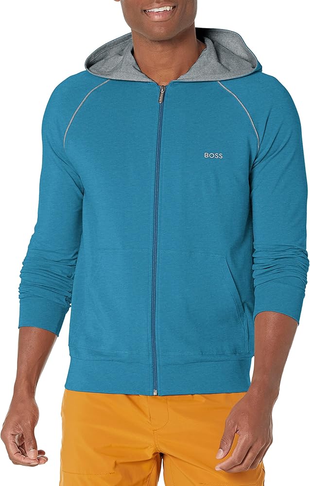 BOSS Men's Mix&Match Zip Up Hoodie