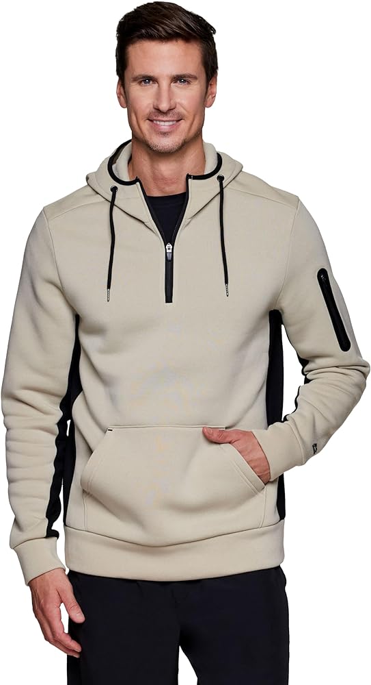 RBX Active Men's Fleece Workout Athletic Pullover Hoodie