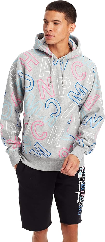 Champion Men's Sweatshirt Reverse Weave, Hoodie for Mens, Multiple Graphics