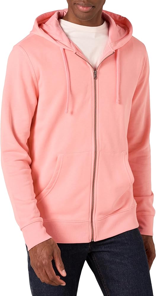 Amazon Essentials Men's Long-Sleeve French Terry Full-Zip Hoodie (Available in Big & Tall)